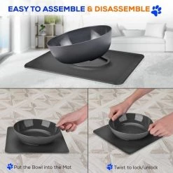 Serenelife Anti-Spill Pet Food Bowl, SLTDG69 -Animal&Pet Supplies store Sound20Around20Inc SLTDG69.PT02xx2a6031