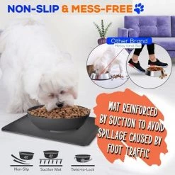 Serenelife Anti-Spill Pet Food Bowl, SLTDG69 -Animal&Pet Supplies store Sound20Around20Inc SLTDG69.PT03xx3c6841 1