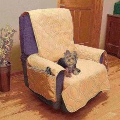 Pet Adobe Furniture cover, 100-percent Waterproof Protector for Chair, Non-Slip, Stain Resistant, Pets/Kids, Tan