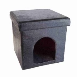 Pet Adobe Pet House Ottoman Collapsible Multipurpose Bed Cube and Footrest Faux Leather forCat or Small Dog -Animal&Pet Supplies store TG20Midco20LLC20dba20Trademark20Global20LLC 172909dnxxx4xx22cf3c