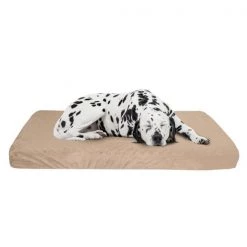 Pet Adobe Orthopedic Pet Bed - Egg Crate & Memory Foam with Washable Cover 46 x 27 x 4 inches - Tan