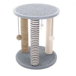 Pet Adobe 19.25-inch Cat Scratching Post with Toys -Animal&Pet Supplies store TG20Midco20LLC20dba20Trademark20Global20LLC 206455sjsxx6xx894a41