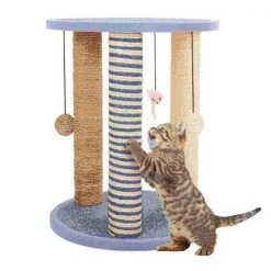 Pet Adobe 19.25-inch Cat Scratching Post with Toys