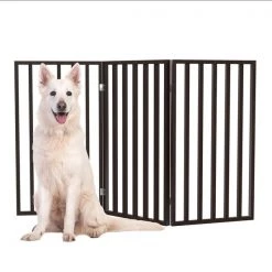 Pet Adobe Freestanding 3 Panel Folding Pet Gate -Animal&Pet Supplies store TG20Midco20LLC20dba20Trademark20Global20LLC 209254cttxx6xx0545a4