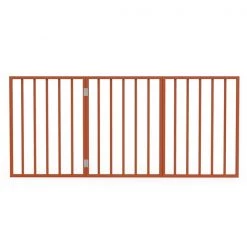 Pet Adobe Freestanding Folding Pet Gate- Accordion Style 3 Panel Wood Barrier for Dogs and Cats -Animal&Pet Supplies store TG20Midco20LLC20dba20Trademark20Global20LLC 237035uvkxx7xxc95b37