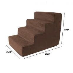 Pet Adobe High Density Foam Stairs for Pets - Brown -Animal&Pet Supplies store TG20Midco20LLC20dba20Trademark20Global20LLC 237066uskxx1xx01cfcc