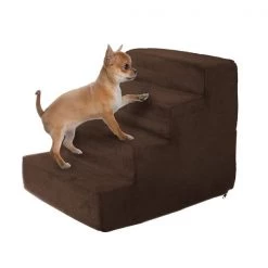 Pet Adobe High Density Foam Stairs for Pets - Brown