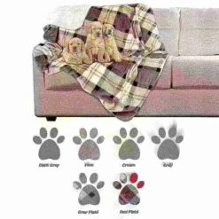 Pet Adobe Waterproof Pet Throw Blanket, Gray Plaid -Animal&Pet Supplies store TG20Midco20LLC20dba20Trademark20Global20LLC 265320vfdxx5xxe5a992