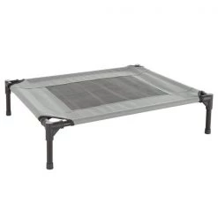 Pet Adobe Elevated Portable Pet Bed Cot-Style 30”x24”x7” for Dogs and Small Pets | Indoor/Outdoor (Gray) -Animal&Pet Supplies store TG20Midco20LLC20dba20Trademark20Global20LLC 302425fggxx7xx79fd18