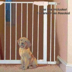 Pet Adobe Walk Through Pet Gate (White) -Animal&Pet Supplies store TG20Midco20LLC20dba20Trademark20Global20LLC 306250hifxx3xx59cc39