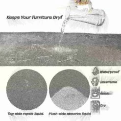 Pet Adobe Waterproof 60x70in Pet Throw Blanket, Gray -Animal&Pet Supplies store TG20Midco20LLC20dba20Trademark20Global20LLC 346391yrbxx2xx932143