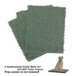 Pet Adobe Artificial Grass Replacement Mats, 23x18.5