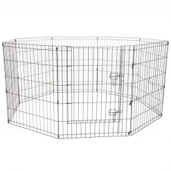 Pet Adobe Folding Puppy Playpen - Versatile, Portable, Folding 58 x 60 x 30 Enclosure for Pets