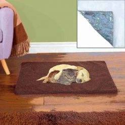 Pet Adobe Large-XL Self Warming Thermal Pet Crate Pad-36"x24"-Chocolate