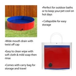 Pet Adobe Collapsible Dog Pool and Bath with Drain -Animal&Pet Supplies store TG20Midco20LLC20dba20Trademark20Global20LLC 490389ubqxx2xx9e1b70