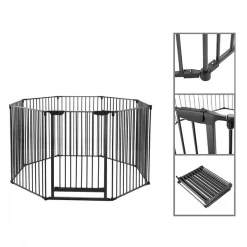 2184 Pet Adobe | 40" Exercise Play Pen | Large and Small Pets