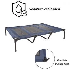 Pet Adobe Elevated Portable Pet Bed Cot-Style with Non-Slip for Dogs and Small Pets | Indoor/Outdoor (Blue) -Animal&Pet Supplies store TG20Midco20LLC20dba20Trademark20Global20LLC 510486pagxx2xxfb5e5c