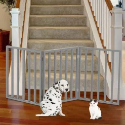 Pet Adobe Freestanding 3 Panel Folding Pet Gate