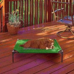 Pet Adobe Elevated Portable Pet Bed Cot-Style 30”x24”x7” for Dogs and Small Pets | Indoor/Outdoor (Green) -Animal&Pet Supplies store TG20Midco20LLC20dba20Trademark20Global20LLC 588609jjgxx5xx16daeb