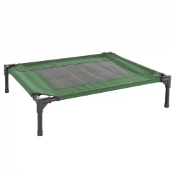 Pet Adobe Elevated Portable Pet Bed Cot-Style 30”x24”x7” for Dogs and Small Pets | Indoor/Outdoor (Green) -Animal&Pet Supplies store TG20Midco20LLC20dba20Trademark20Global20LLC 588609jjgxx7xx7faa1a