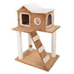 Pet Adobe 3-tier 34.5-inch Cat Tree Multilevel Tower with Scratching Posts, Ladder and Toys for Cats/Kittens -Animal&Pet Supplies store TG20Midco20LLC20dba20Trademark20Global20LLC 599663dnsxx6xx9a58ab