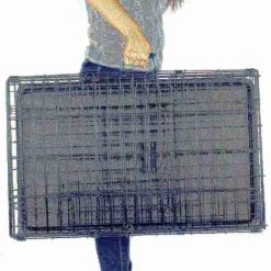 Pet Adobe Medium 2 Door Foldable Dog Crate Cage - 30 x 19 Inch -Animal&Pet Supplies store TG20Midco20LLC20dba20Trademark20Global20LLC 614007tdkxx4xx42a28a