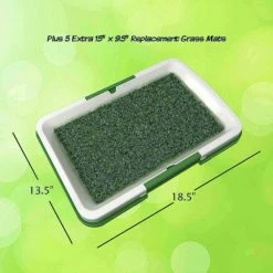 Pet Adobe Puppy Potty Trainer Artificial Grass Mat/Tray Portable Indoor Toilet Training for Puppies and Pets -Animal&Pet Supplies store TG20Midco20LLC20dba20Trademark20Global20LLC 631496gchxx2xx7081ef