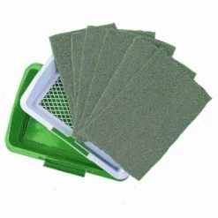 Pet Adobe Puppy Potty Trainer Artificial Grass Mat/Tray Portable Indoor Toilet Training for Puppies and Pets -Animal&Pet Supplies store TG20Midco20LLC20dba20Trademark20Global20LLC 631496gchxx6xx45e054