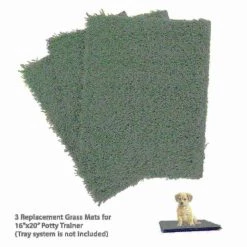 Pet Adobe Artificial Grass Replacement Mats, 18.5x14