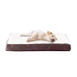 Pet Adobe Pet Bed Bamboo Charcoal Infused Odor Resistant Egg Crate Foam Orthopedic Cushion 26 x 19 x 2.75