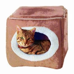 Pet Adobe Cozy Cave Enclosed Cube Pet Bed - Light Coffee -Animal&Pet Supplies store TG20Midco20LLC20dba20Trademark20Global20LLC 683765jatxx3xx57cc6b