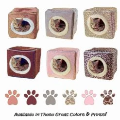 Pet Adobe Cozy Cave Enclosed Cube Pet Bed - Light Coffee -Animal&Pet Supplies store TG20Midco20LLC20dba20Trademark20Global20LLC 683765jatxx5xx629aae