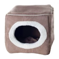 Pet Adobe Cozy Cave Enclosed Cube Pet Bed - Light Coffee -Animal&Pet Supplies store TG20Midco20LLC20dba20Trademark20Global20LLC 683765jatxx6xx07b3d4