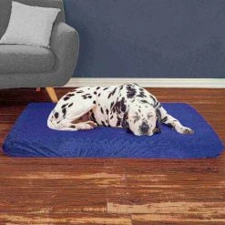 Orthopedic Pet Bed - Egg Crate and Memory Foam with Washable Cover 46x27x4 by Pet Adobe - Navy -Animal&Pet Supplies store TG20Midco20LLC20dba20Trademark20Global20LLC 697330aeaxx5xx85a1db