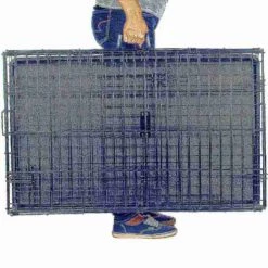 Pet Adobe Double Door Folding Metal Crate 42-Inch with Divider, Plastic Leak-Proof Tray, Dogs, Large -Animal&Pet Supplies store TG20Midco20LLC20dba20Trademark20Global20LLC 702524ktpxx5xx907b6d