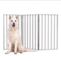 Pet Adobe Freestanding 3 Panel Pet Gate (White) -Animal&Pet Supplies store TG20Midco20LLC20dba20Trademark20Global20LLC 765530dlcxx6xxed0b0f