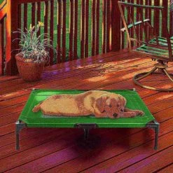 Pet Adobe Elevated Portable Pet Bed Cot-Style 36”x29.75”x7” for Dogs and Small Pets | Indoor/Outdoor -Animal&Pet Supplies store TG20Midco20LLC20dba20Trademark20Global20LLC 807180ysgxx5xxd3e85b