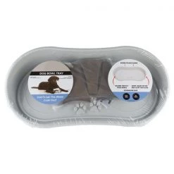 Elevated Pet Feeding Tray with splash guard and non-skid feet 21in x 11in x 8.5in by Pet Adobe -Animal&Pet Supplies store TG20Midco20LLC20dba20Trademark20Global20LLC 827420sbjxx3xx919269