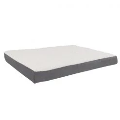 Pet Adobe Memory Orthopedic Foam Dog Bed- Sherpa Top and Removable Cover- 36x27x4, Gray -Animal&Pet Supplies store TG20Midco20LLC20dba20Trademark20Global20LLC 855617jkixx6xx46e501