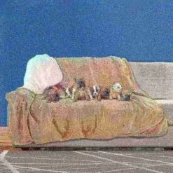 Pet Adobe Waterproof 60x70in Pet Throw Blanket, Tan