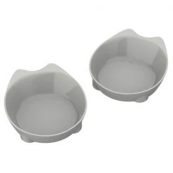 Pet Adobe Set of 2 Cat Dishes Shallow Melamine Resin Saucers for Food and Water with Nonslip Bottoms 8 Fl. Oz. -Animal&Pet Supplies store TG20Midco20LLC20dba20Trademark20Global20LLC 884631mfpxx5xxe35e92