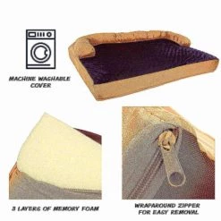 Pet Adobe Orthopedic Memory Foam Pet Bed - XL -Animal&Pet Supplies store TG20Midco20LLC20dba20Trademark20Global20LLC 890293vxmxx2xx1008f9