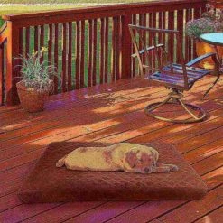 Pet Adobe Waterproof Memory Foam Pet Bed for Indoor/Outdoor Water Resistant and Washable Cover 36” x 27” Brown -Animal&Pet Supplies store TG20Midco20LLC20dba20Trademark20Global20LLC 898638xuaxx5xxeac31b