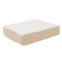 Orthopedic Sherpa Top Pet Bed with Memory Foam and Removable Cover 20x15x4 Tan by Pet Adobe -Animal&Pet Supplies store TG20Midco20LLC20dba20Trademark20Global20LLC 907354zqfxx6xxd606f1
