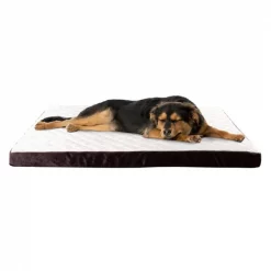 Pet Adobe Pet Bed Bamboo Charcoal Infused Odor Resistant Egg Crate Foam Orthopedic Cushion 44 x 35 x 2.75