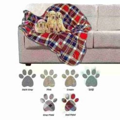 Pet Adobe Waterproof Pet Throw Blanket, Red Plaid -Animal&Pet Supplies store TG20Midco20LLC20dba20Trademark20Global20LLC 941163iouxx5xx0b5718