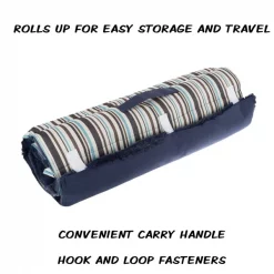 Pet Adobe 24x37 Roll Up Travel Portable Dog Bed - Blue Stripe -Animal&Pet Supplies store TG20Midco20LLC20dba20Trademark20Global20LLC 952077bodxx3xxc597b6