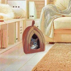 Pet Adobe Cozy Kitty Tent Igloo Plush Cat Bed - Brown -Animal&Pet Supplies store TG20Midco20LLC20dba20Trademark20Global20LLC 985151twyxx3xxf09ce7