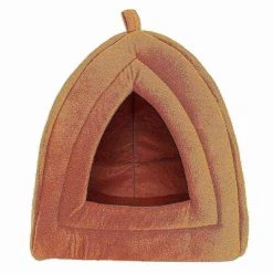 Pet Adobe Cozy Kitty Tent Igloo Plush Cat Bed - Brown -Animal&Pet Supplies store TG20Midco20LLC20dba20Trademark20Global20LLC 985151twyxx5xx9d5a00