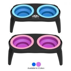 Pet Adobe Elevated Pet Bowls with Non-Slip Stand for Food and Water | Dogs / Cats (16-ounce Each, Pink) -Animal&Pet Supplies store TG20Midco20LLC20dba20Trademark20Global20LLC 986153rphxx4xxa1ac98